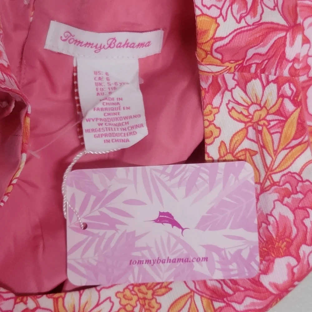 Tommy Bahama Kids NWT Girls Floral Dress Size 6.